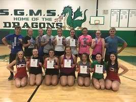 Cheerleaders Attend NCA Camp