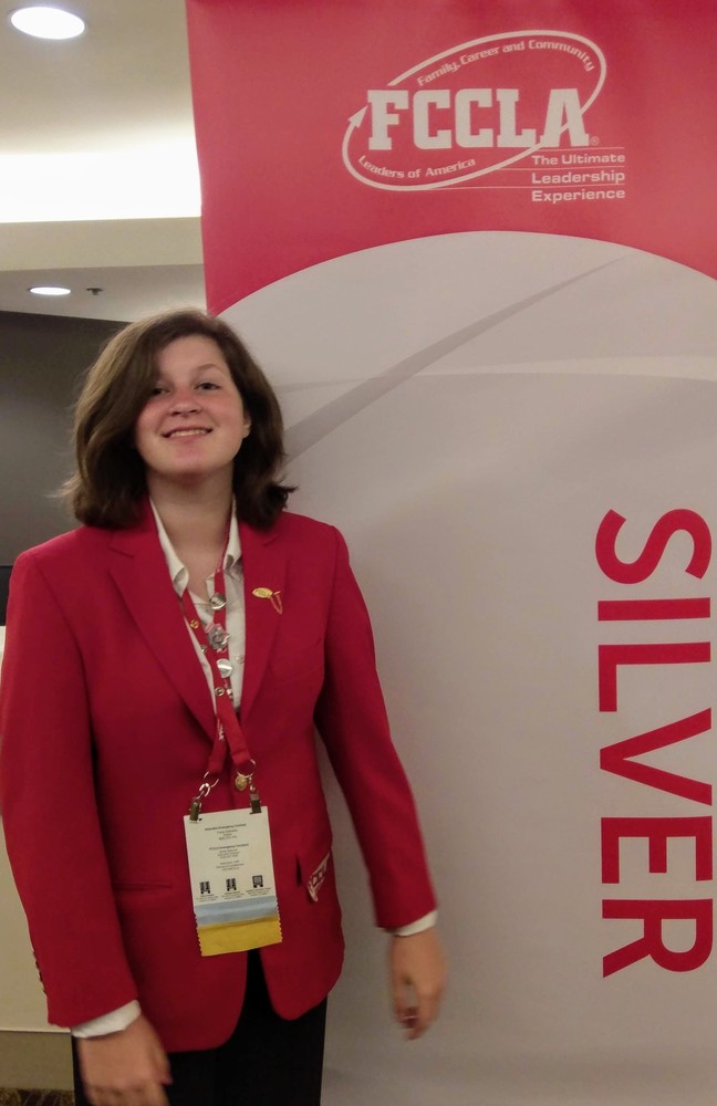 SGHS Student Drew Newman Medals at National FCCLA Conference
