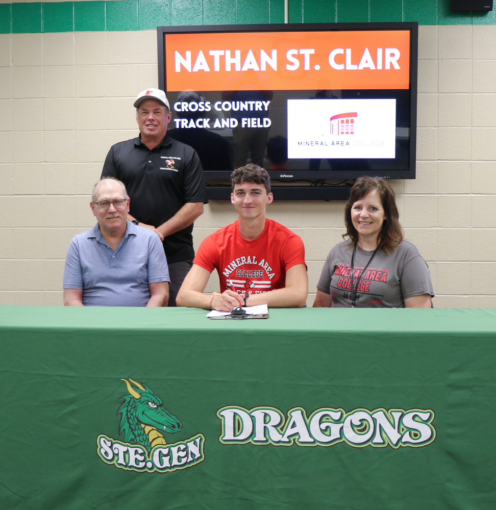 Ste. Genevieve High School Senior Nathan St. Clair Signs with Mineral Area College