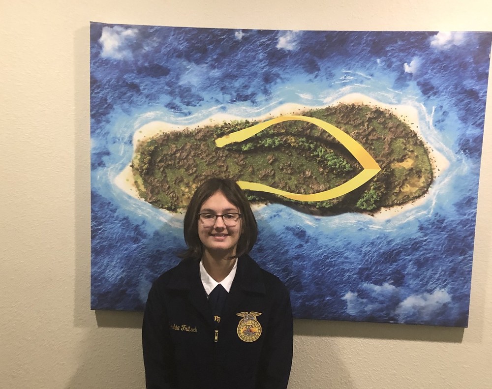FFA Member Ranks Top 6th in State in Public Speaking Contest 