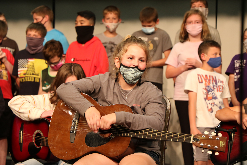 Ste. Genevieve Elementary 5th Grade Students Perform Annual Guitar & Percussion Concert