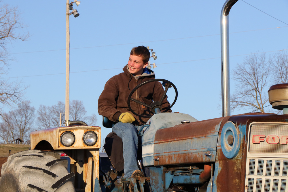 Ste. Genevieve R-II FFA Celebrates Drive Your Tractor to School Day