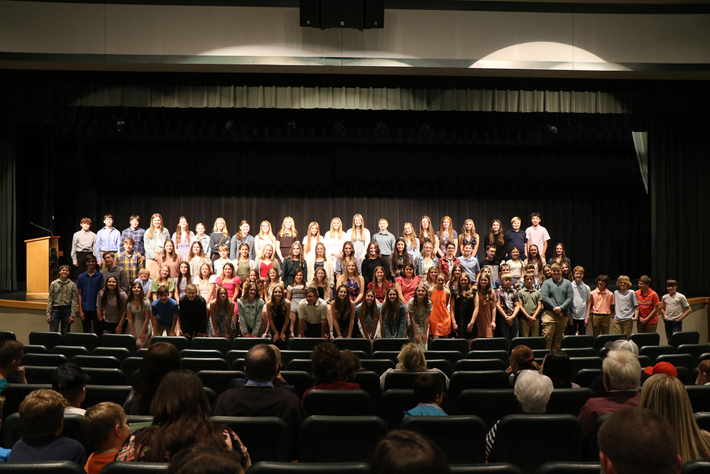 SGMS Holds NJHS Induction Ceremony