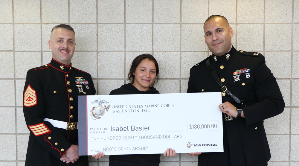 Senior Isabel Basler Bestowed with Marines NROTC Scholarship