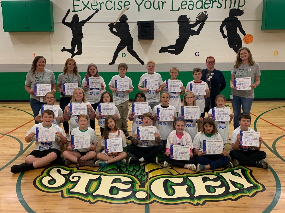 Ste. Genevieve Elementary Fourth Grade Class  Recognized with Do The Right Thing Nomination