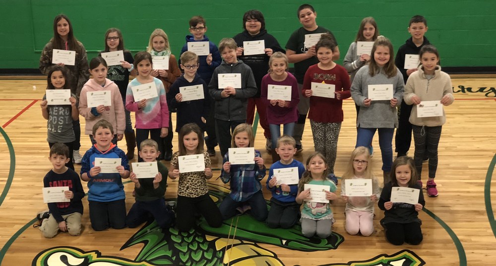 Ste. Genevieve Elementary Recognizes January Student of the Month