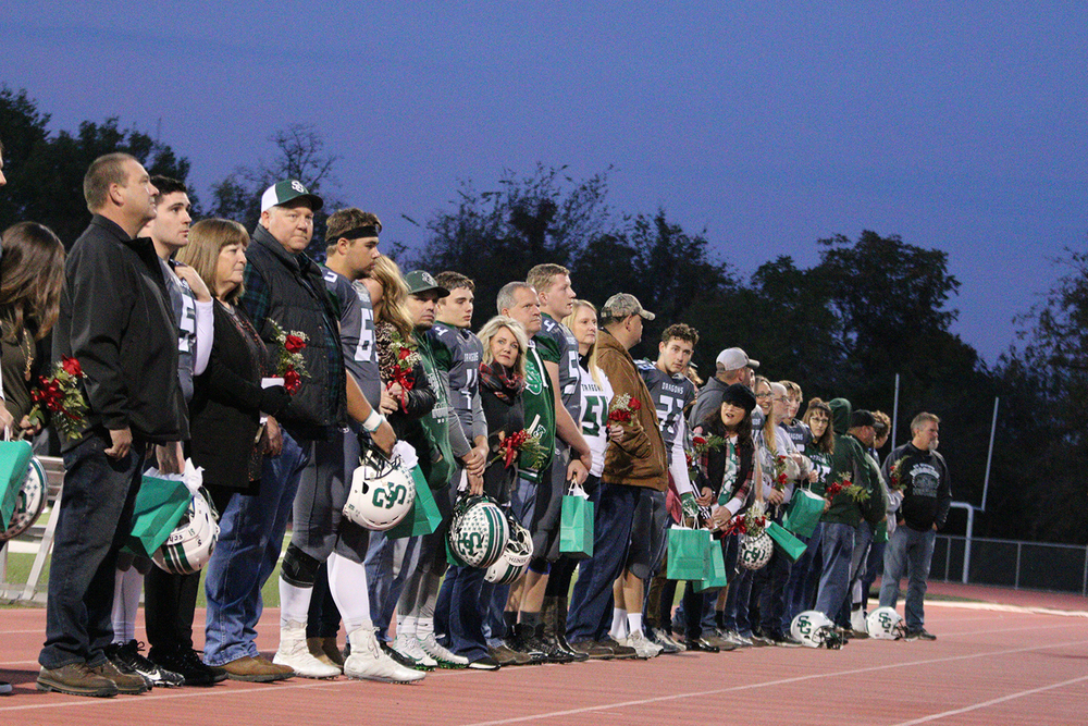Ste. Genevieve Football Triumphs Over Brentwood at Senior Night STE