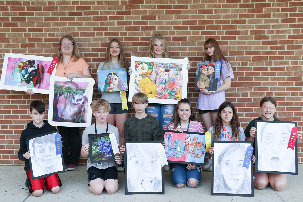 SG R-II Students Recognized as Mineral Area K - 12 Student Art Show Winners