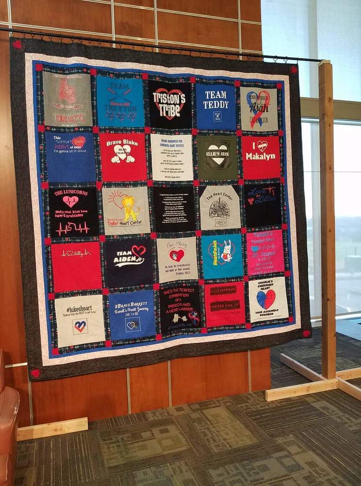 Quilt for Children with Congenital Heart Defects Auctioned & Donated to St. Louis Children’s Hospital