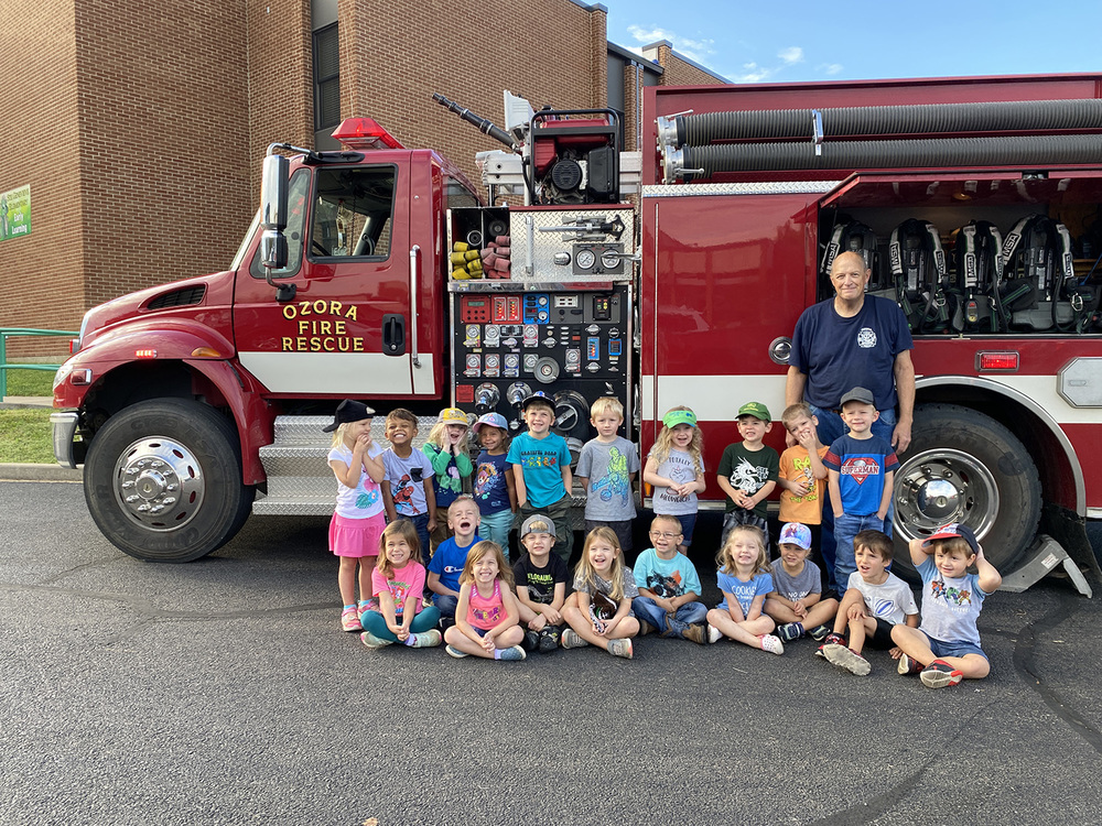 Ste. Genevieve Preschool Students Learn About Fire Safety & Prevention
