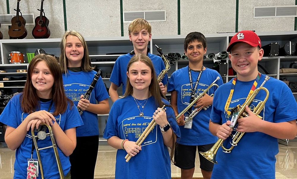 SGMS Students Participate in Summer Band Camp