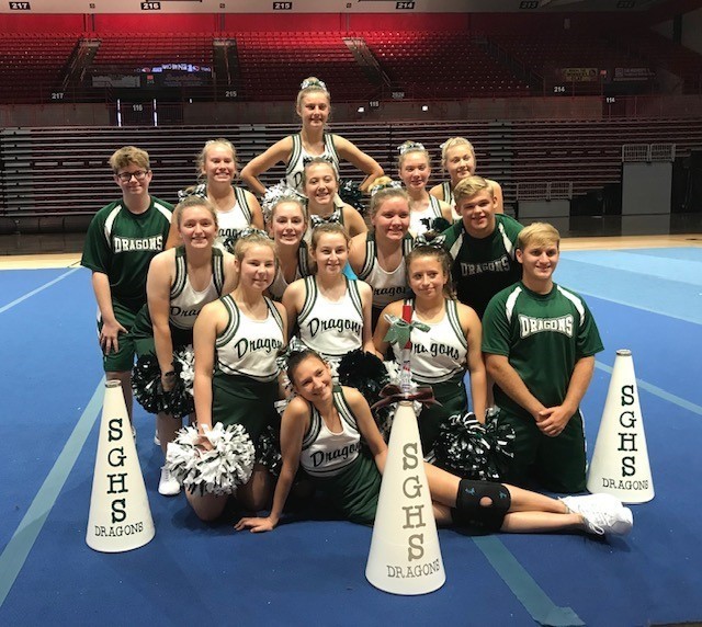 SGHS Cheer Brings Home Awards from Cheerleaders Camp at SEMO, Earns Bid to Nationals