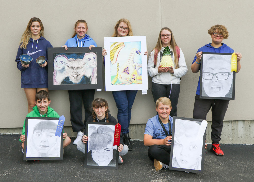 SG R-II Students Recognized as Mineral Area K - 12 Student Art Show Winners