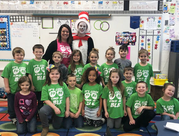 Cat in the Hat Drops in for Surprise Visits During Read Across America Week