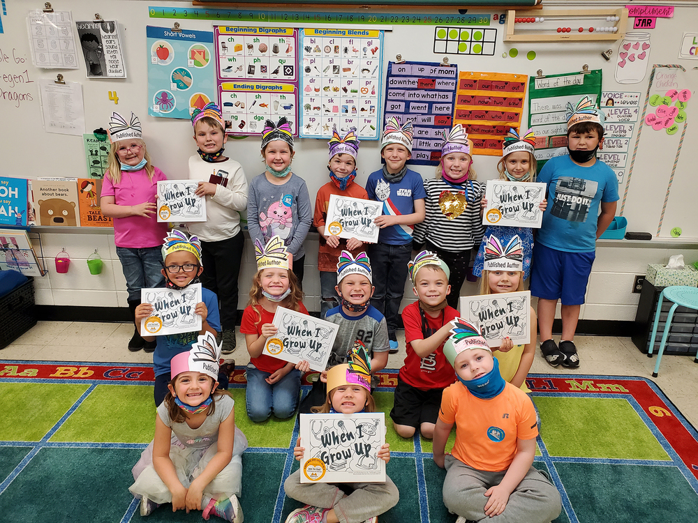 Bloomsdale Elementary Kindergarten Class Publishes Book