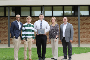 Ste. Genevieve High School Awarded 2018-2019 Best Partners Plaque from SEMO College of Education, Health and Human Studies