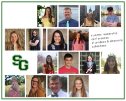 SGHS Students Recognized for Leadership Conferences