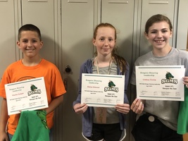 SGMS Students Recognized for Leadership Skills in April