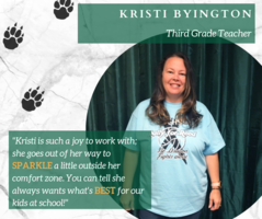 Bloomsdale Elementary Recognizes October Faculty Member of the Month